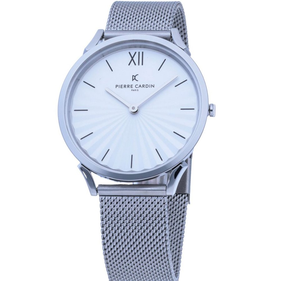 Men Pierre Cardin | Pierre Cardin Silver Men Watch