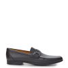 Men Bally Men'S Formal | Bally Black Leather Loafer