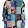 Women Dolce & Gabbana Women'S Shirts | Dolce & Gabbana Multicolor Floral Silk Top Shirt Blouse