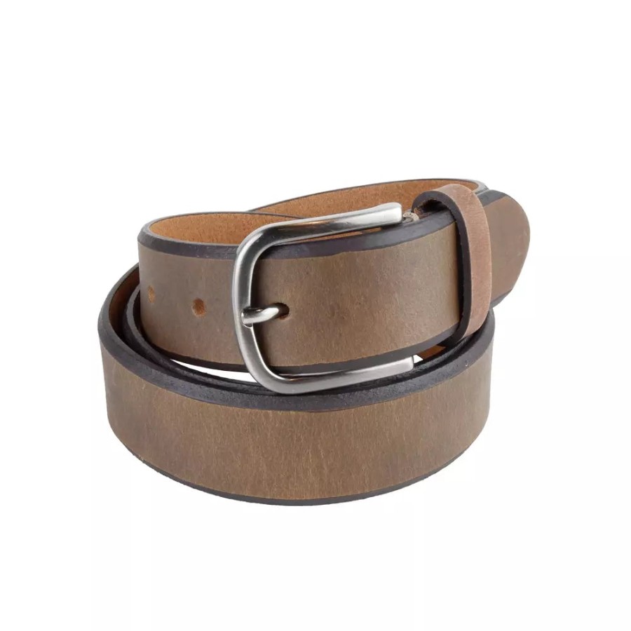 Women La Martina Women'S Belts | La Martina Elegant Unisex Dark Brown Leather Belt