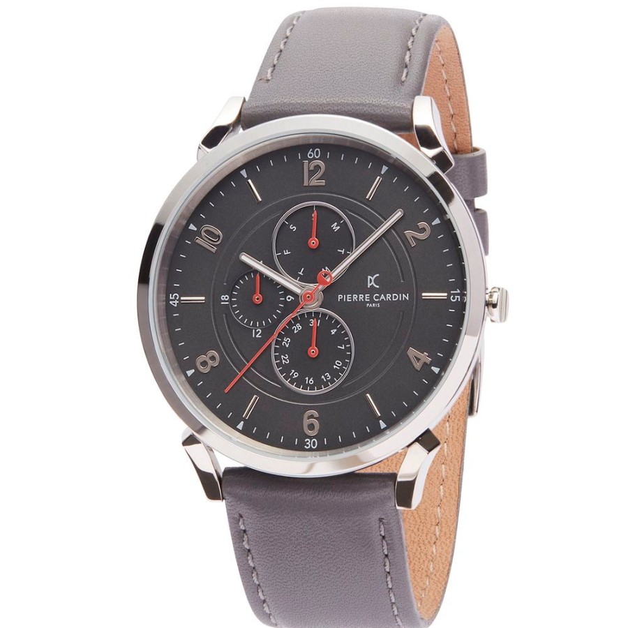 Men Pierre Cardin | Pierre Cardin Gray Men Watch