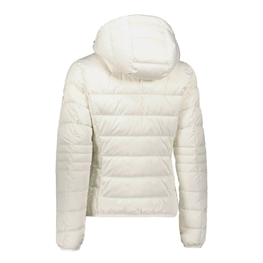 Women Yes Zee Women'S Jackets & Coats | Yes Zee White Polyester Jacket