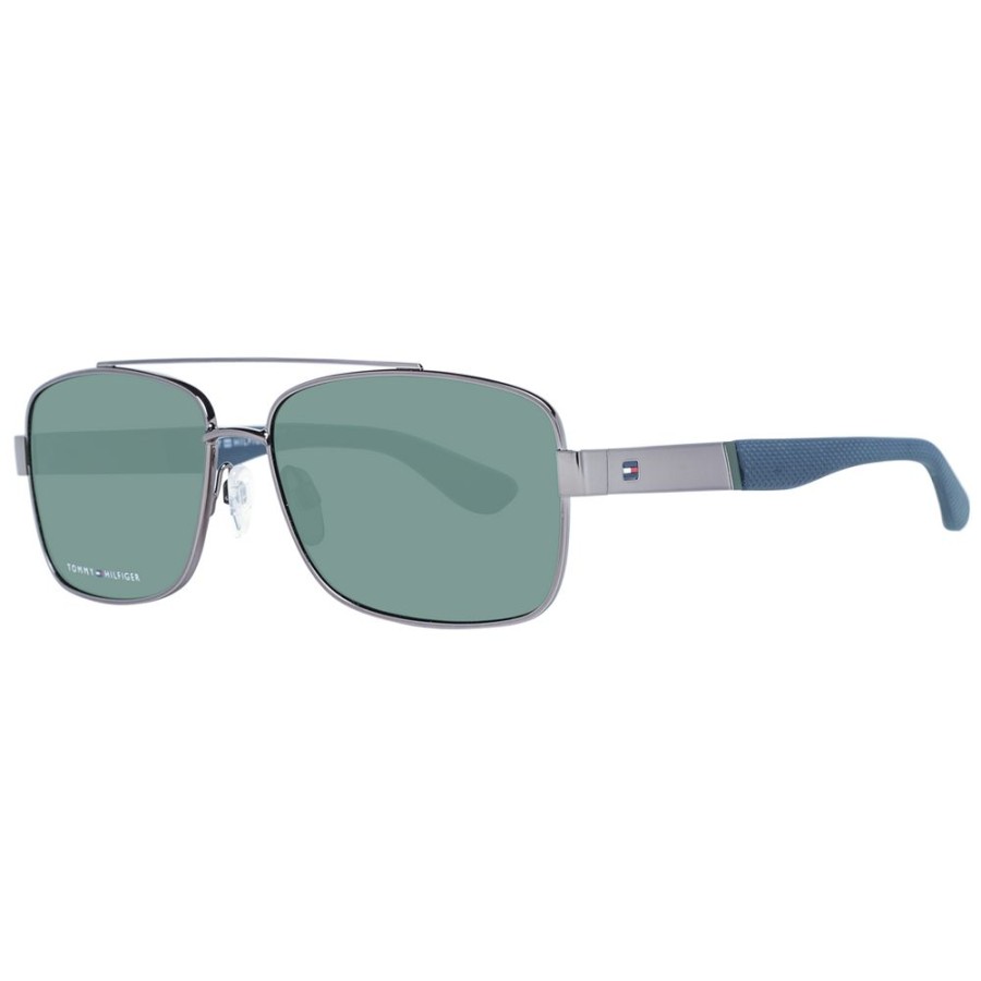 Men Tommy Hilfiger | Tommy Hilfiger Gray Men Sunglasses