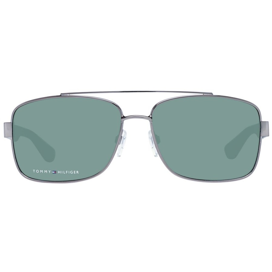 Men Tommy Hilfiger | Tommy Hilfiger Gray Men Sunglasses