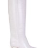 Women Paris Texas Women'S Boots | Paris Texas Croco Leather Print Stiletto 60 Boot In Ivory