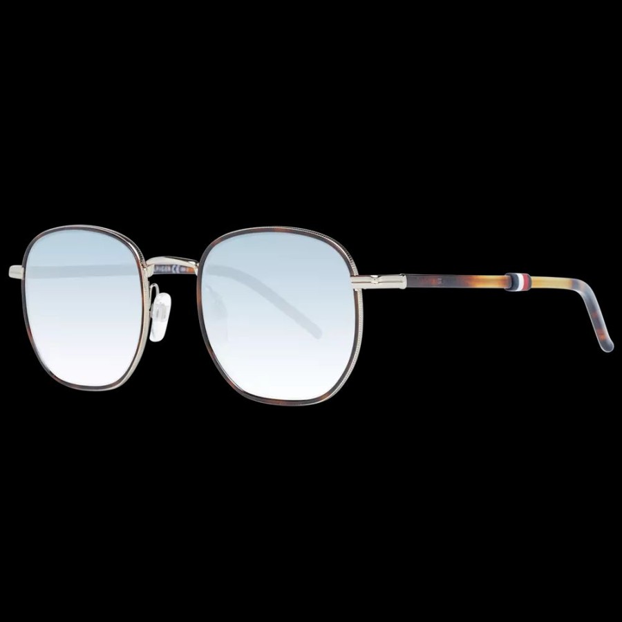 Men Tommy Hilfiger | Tommy Hilfiger Gold Men Sunglasses