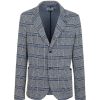 Men Fred Mello Men'S Blazers | Fred Mello Elegant Checked Cotton Blend Jacket