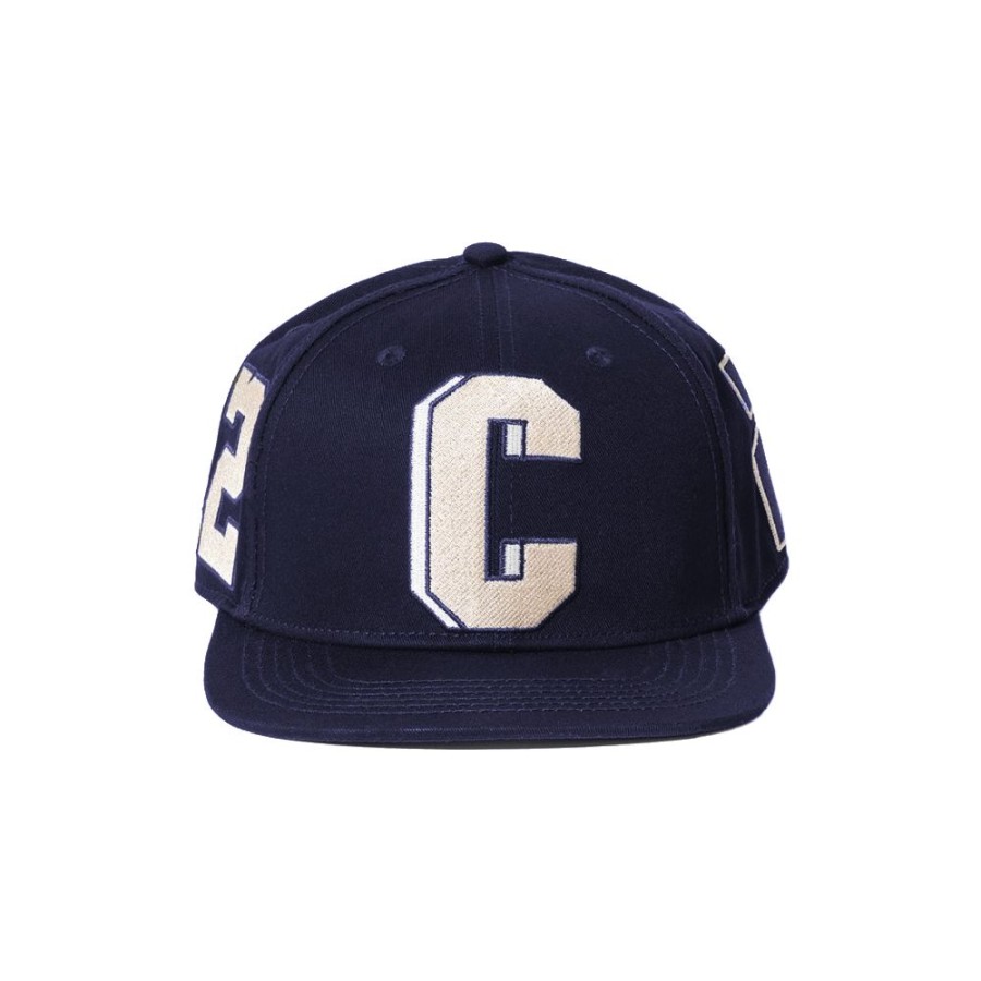 Men Comme Des Fuckdown Men'S Hats & Caps | Comme Des Fuckdown Chic Embroidered Cotton Flat Visor Cap