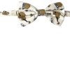 Men Dolce & Gabbana Men'S Ties & Bowties | Dolce & Gabbana Beige Musical Instrument Print Neck Papillon Bow Tie