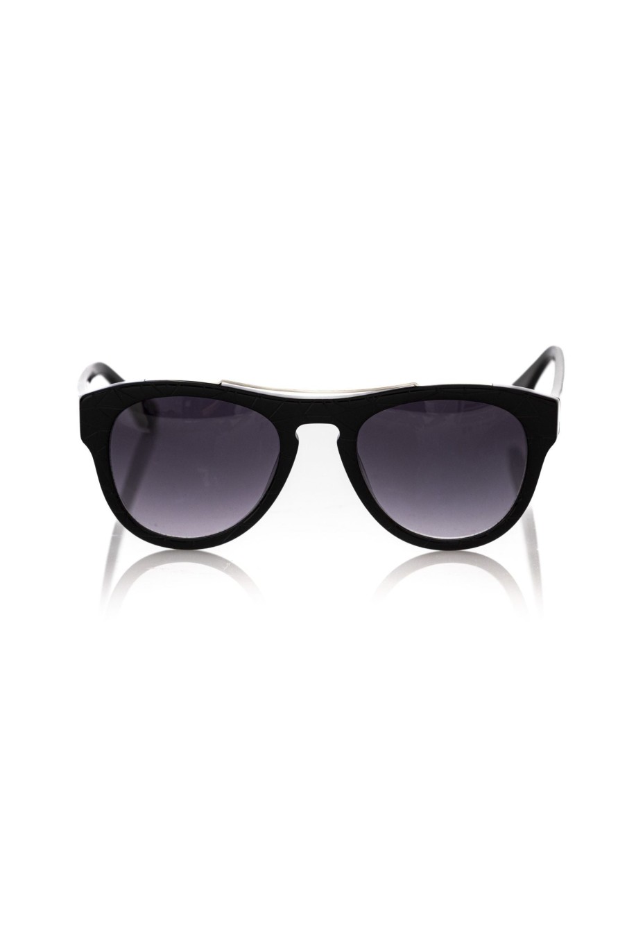 Men Frankie Morello | Frankie Morello Geometric Pattern Wayfarer Sunglasses