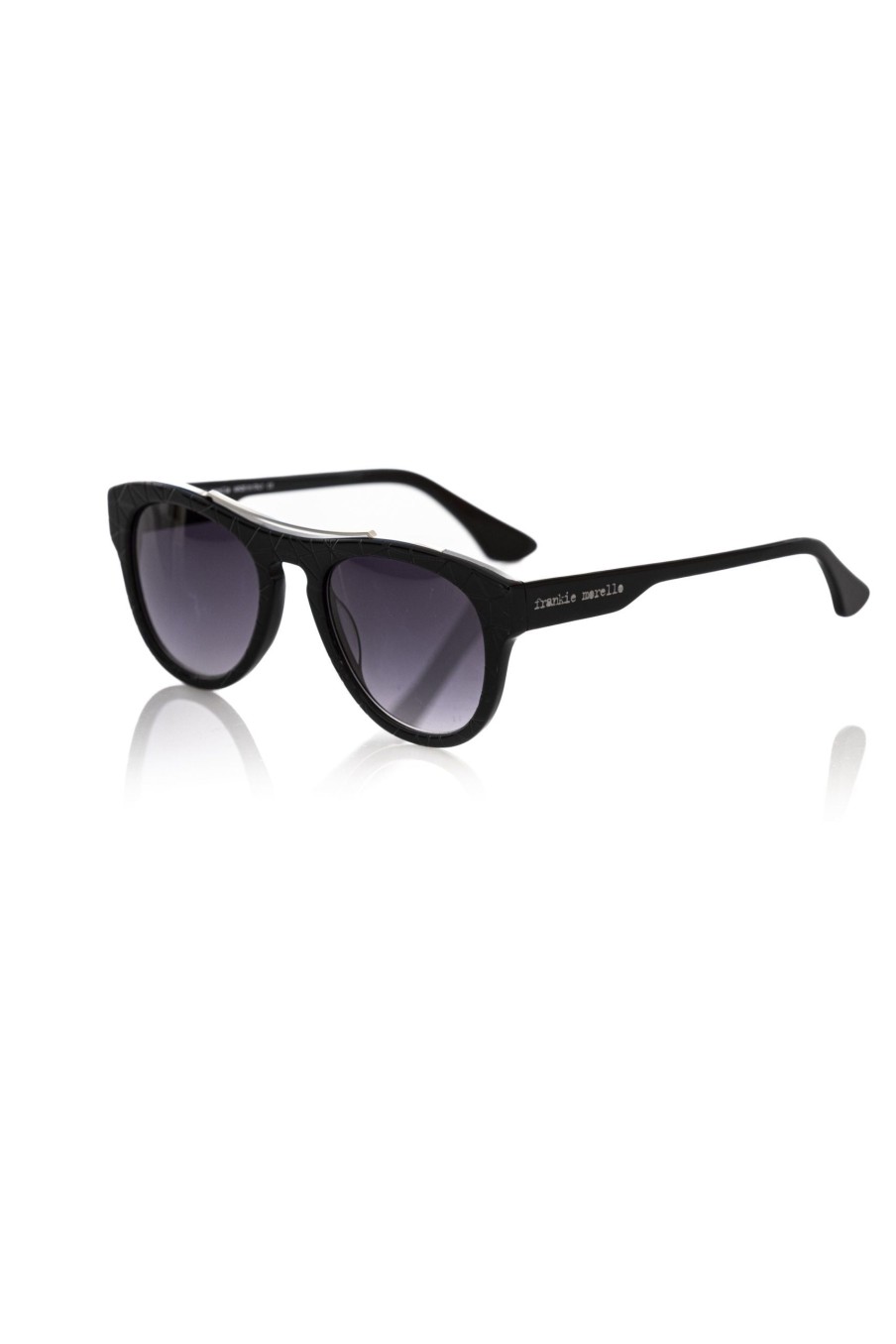 Men Frankie Morello | Frankie Morello Geometric Pattern Wayfarer Sunglasses