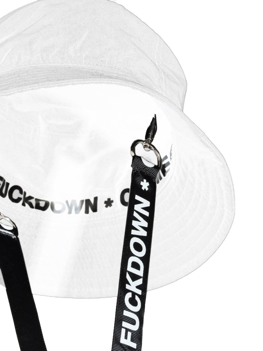 Men Comme Des Fuckdown Men'S Hats & Caps | Comme Des Fuckdown Chic Fisherman Hat With Signature Stitching