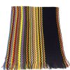 Men Missoni Men'S Scarves | Missoni Geometric Fantasy Multicolor Fringed Scarf