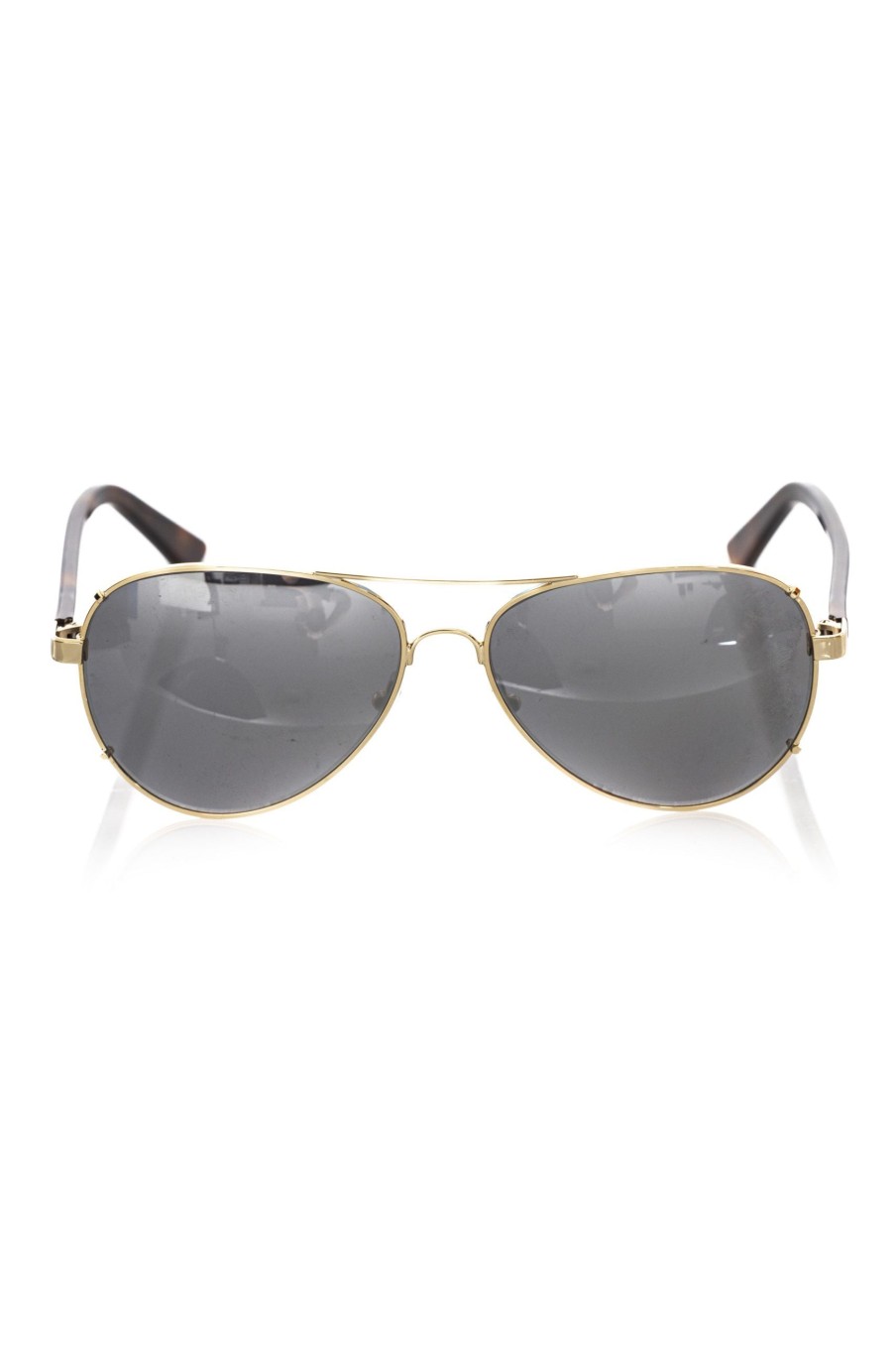 Men Frankie Morello | Frankie Morello Gold-Toned Aviator Eyewear With Smoked Lens