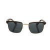 Men Frankie Morello | Frankie Morello Elegant Clubmaster Sunglasses With Leather Detail