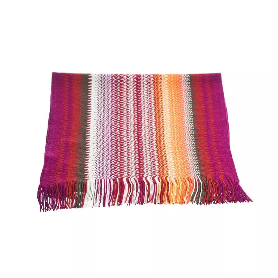 Men Missoni Men'S Scarves | Missoni Geometric Patterned Wool-Blend Scarf