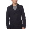 Men Verri Men'S Blazers | Verri Blue Cotton Blazer