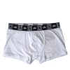 Men Dolce & Gabbana Men'S Underwear | Dolce & Gabbana White Cotton Stretch Regular Boxer Underwear