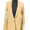 Women Jacob Cohen Women'S Suits & Blazers | Jacob Cohen Beige Comfort Cut Classic Fabric Jacket