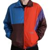 Men Dolce & Gabbana Men'S Jackets | Dolce & Gabbana Multicolor Color Windbreaker Jacket