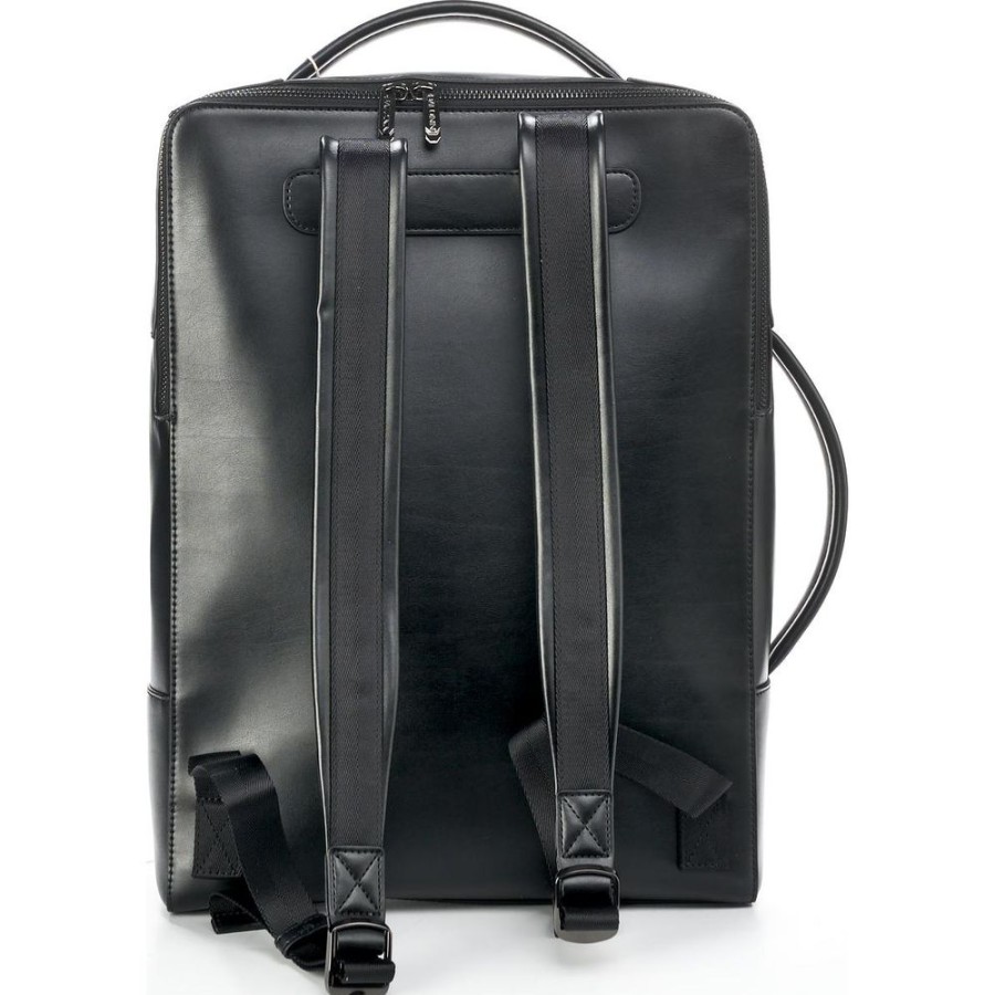 Men Baldinini Trend Men Backpacks | Baldinini Trend Elegant Calfskin Men'S Luxury Backpack