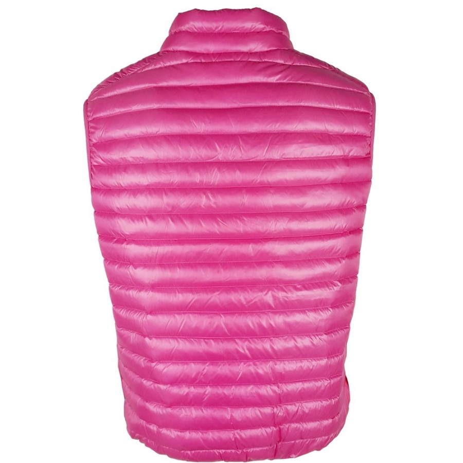 Women Centogrammi Women'S Vest | Centogrammi Centogrammi Chic Pink Nylon Down Vest