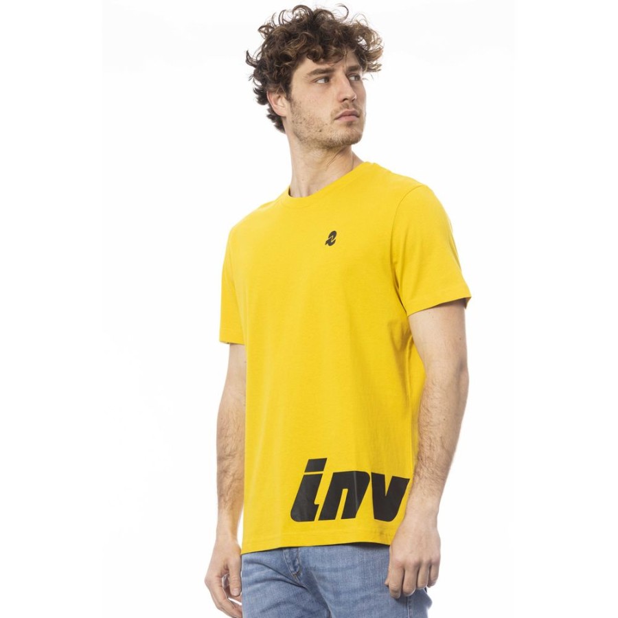 Men Invicta Men'S T-Shirts | Invicta Yellow Cotton T-Shirt