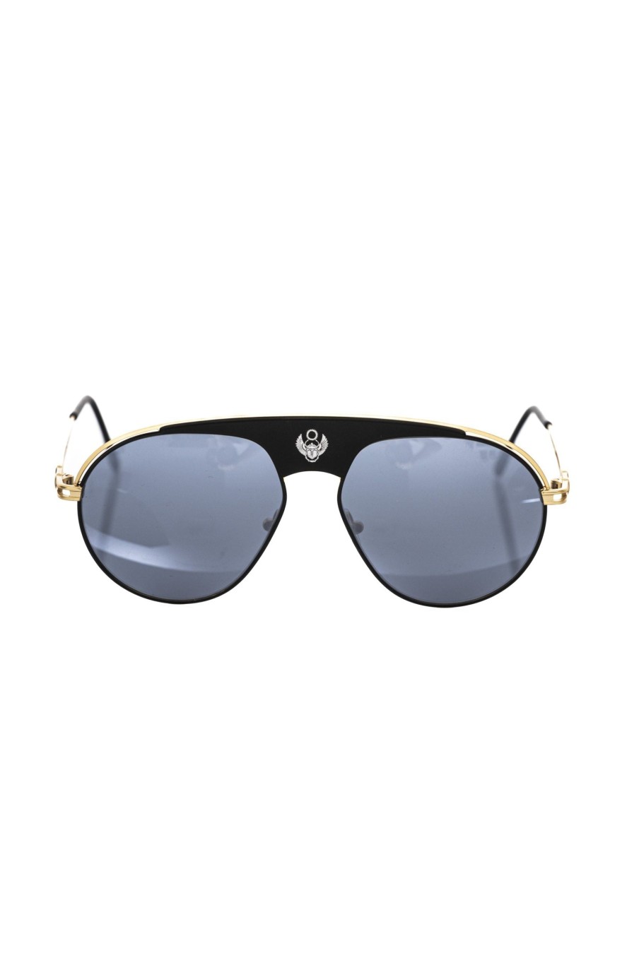 Men Frankie Morello | Frankie Morello Sleek Smoke Gray Shield Sunglasses