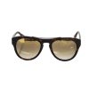 Men Frankie Morello | Frankie Morello Chic Havana Wayfarer Sunglasses With Shaded Lens