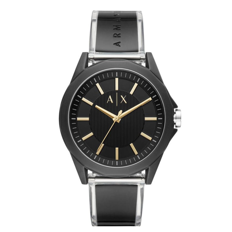 Men Armani Exchange | Armani Exchange Black Men Watch