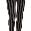 Women Dolce & Gabbana Women'S Tights And Socks | Dolce & Gabbana Black White Striped Tights Stockings