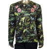 Men Gucci Men'S Sweatsuit | Gucci Gucci Men'S Tropical Jungle Multicolor Cotton Small Sweatshirt