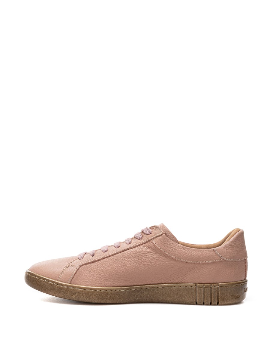 Women Bally Women'S Sneakers | Bally Pink Leather Sneakers