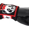 Men Dolce & Gabbana Men'S Gloves | Dolce & Gabbana Multicolor Wool Knit Panda Men Wristband Wrap