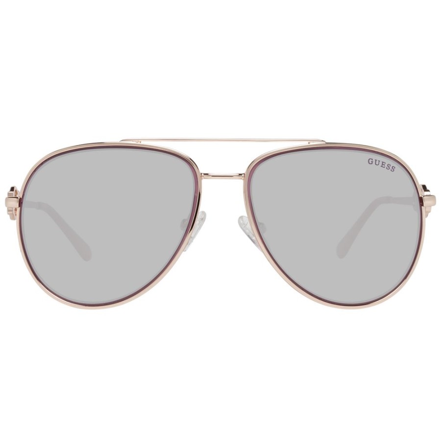 Women Guess | Guess Rose Gold Women Sunglasses