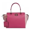 Women Baldinini Trend Women'S Handbags | Baldinini Trend Fuchsia Textured Calfskin Handbag