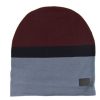 Men Gucci Men'S Hats & Caps | Gucci Unisex Burgundy Blue Wool Beanie Medium Knit Cap