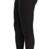 Women Dolce & Gabbana Women'S Tights And Socks | Dolce & Gabbana Gray Cashmere Stretch Tights