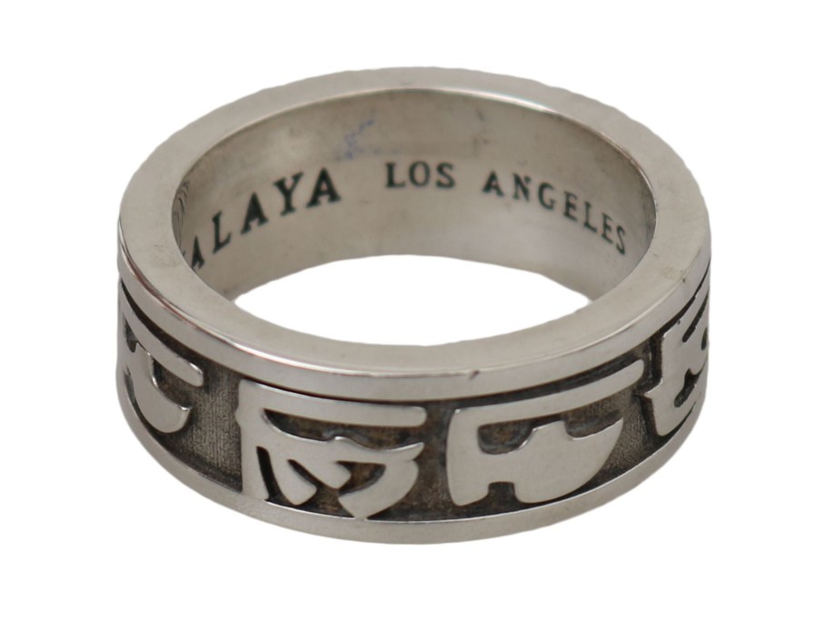 Men Nialaya Men'S Rings | Nialaya Silver Sterling Hieroglyph Men 925 Authentic