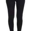 Women Dolce & Gabbana Women'S Tights And Socks | Dolce & Gabbana Gray Wool Stretch Tights