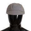 Men Dolce & Gabbana Men'S Hats & Caps | Dolce & Gabbana Gray Newsboy Cap Men Capello Cotton Hat