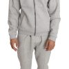 Men Billionaire Italian Couture Men'S Sweatsuit | Billionaire Italian Couture Gray Cotton Sweater Pants Set Tracksuit - Genuine Authentic Brand Llc