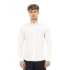 Men Baldinini Trend Men'S Shirts | Baldinini Trend Baldinini Trend Crisp White Italian Shirt