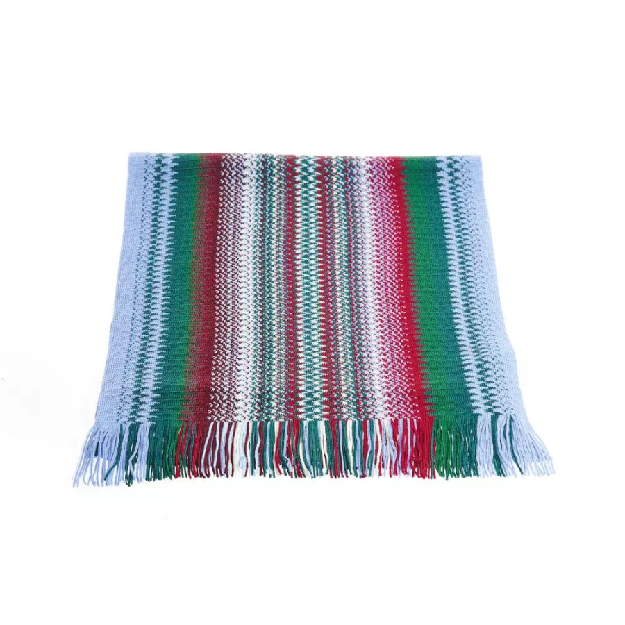 Men Missoni Men'S Scarves | Missoni Geometric Pattern Fringed Luxury Scarf