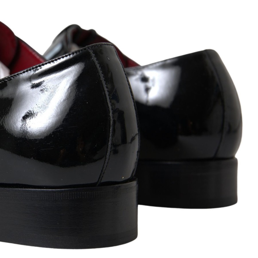 Men Dolce & Gabbana Men'S Formal | Dolce & Gabbana Black Patent Leather Formal Shoes