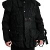 Men Dolce & Gabbana Men'S Jackets | Dolce & Gabbana Black Patchwork Embellished Denim Jacket