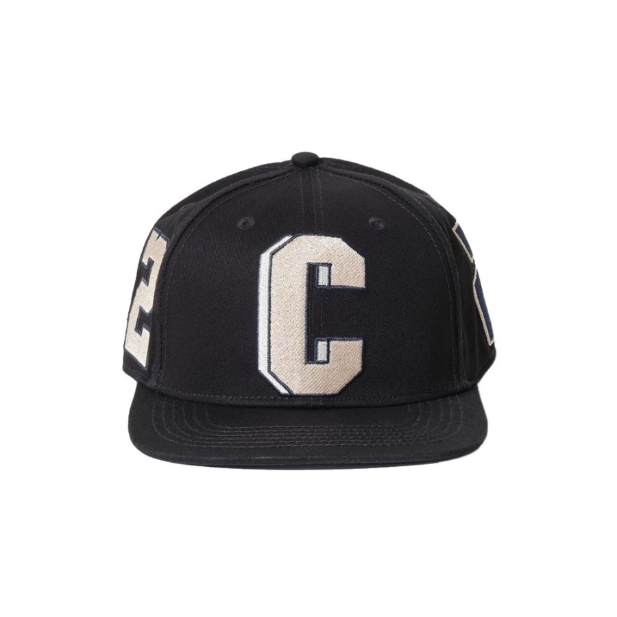 Men Comme Des Fuckdown Men'S Hats & Caps | Comme Des Fuckdown Embroidered Cotton Flat Visor Cap