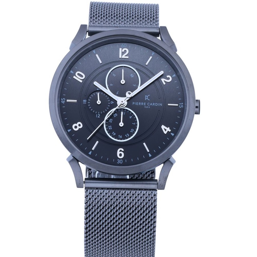 Men Pierre Cardin | Pierre Cardin Gray Men Watch