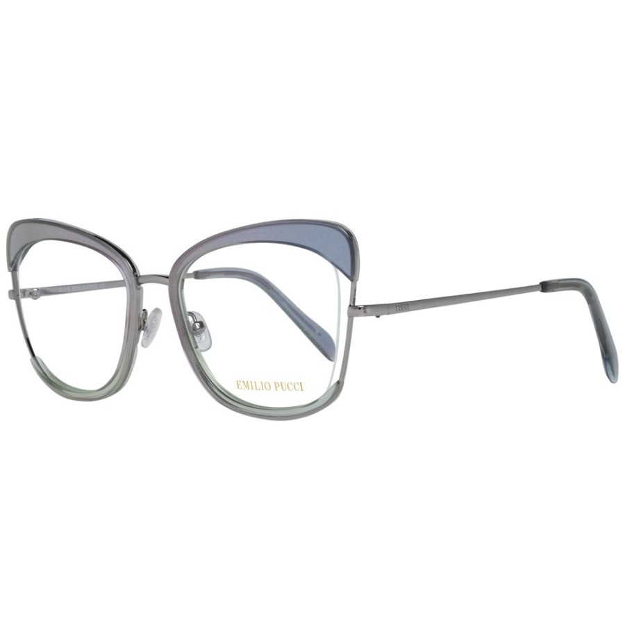 Women Emilio Pucci | Emilio Pucci Gray Women Optical Frames