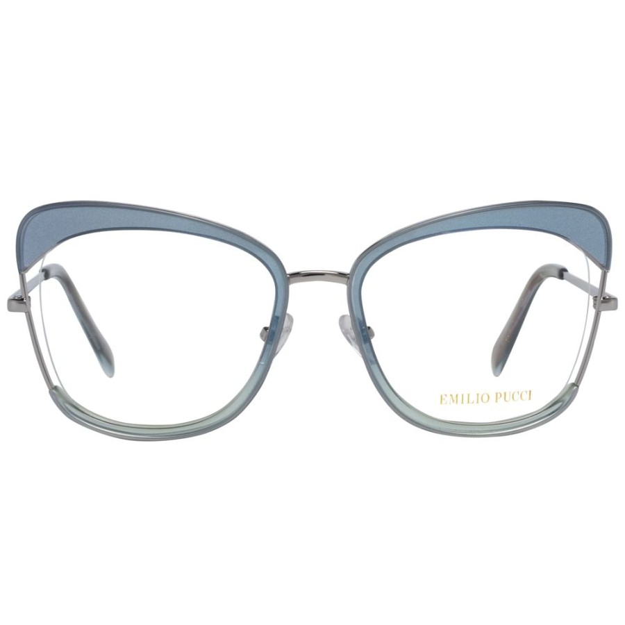 Women Emilio Pucci | Emilio Pucci Gray Women Optical Frames